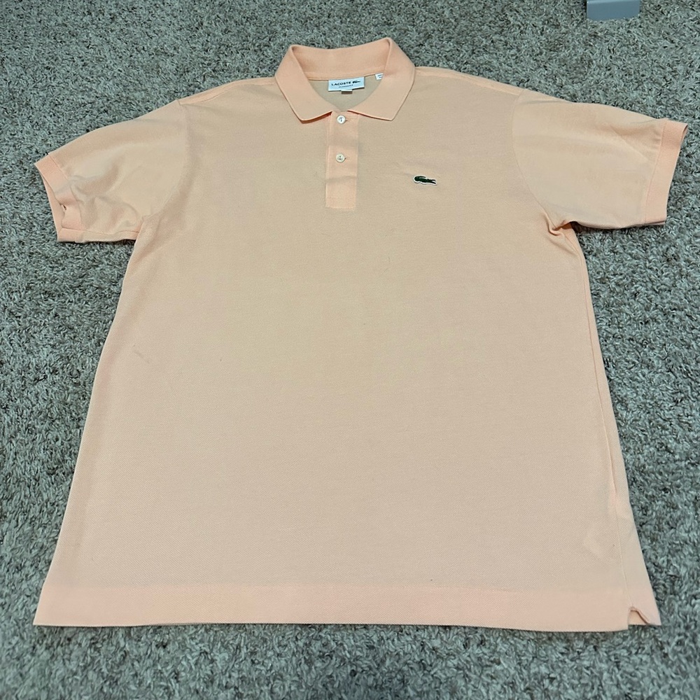 Lacoste Men’s Short Sleeved Ribbed Collar Polo Shirt